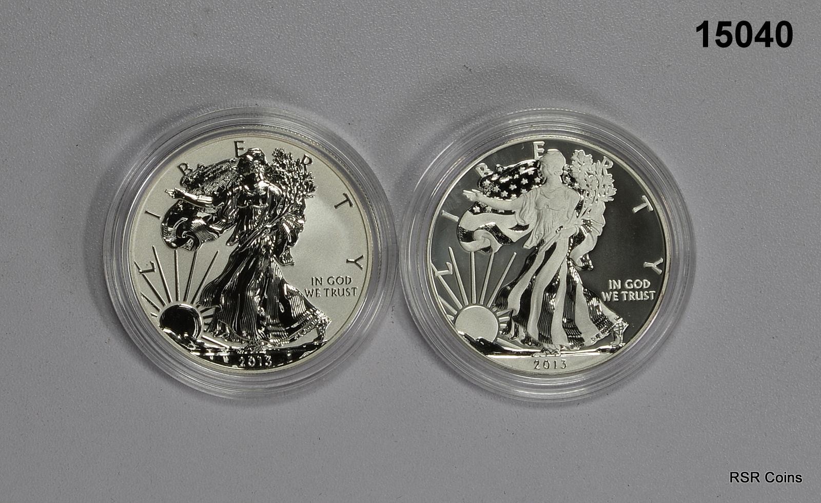 US MINT AMERIAN SILVER EGLE WEST POINT 2 COIN SET BOX + COA #15040 US MINT AMERIAN SILVER EGLE WEST POINT 2 COIN SET BOX + COA #15040