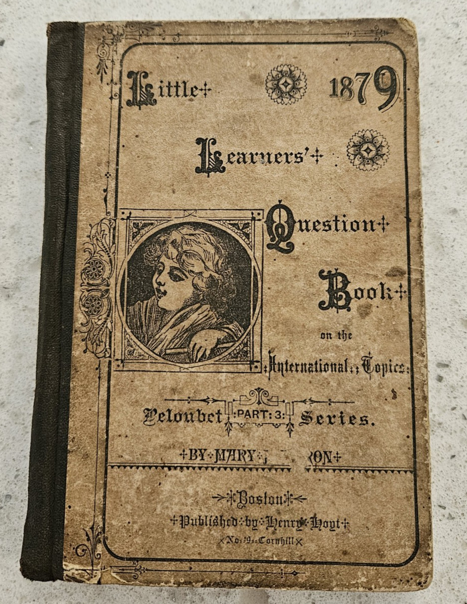 Three Vintage Children\'s Religious Question Books from the Late 1800s