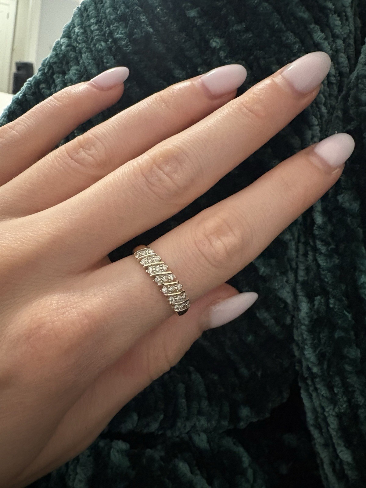 Macy's 10k Yellow Gold Diamond Ring