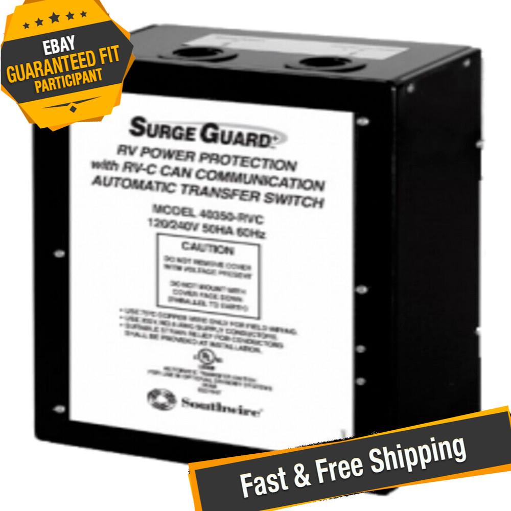 Southwire 40350RVC3 Surge Guard 50A Hardwire Automatic Transfer Switch Southwire 40350RVC3 Surge Guard 50A Hardwire Automatic Transfer Switch