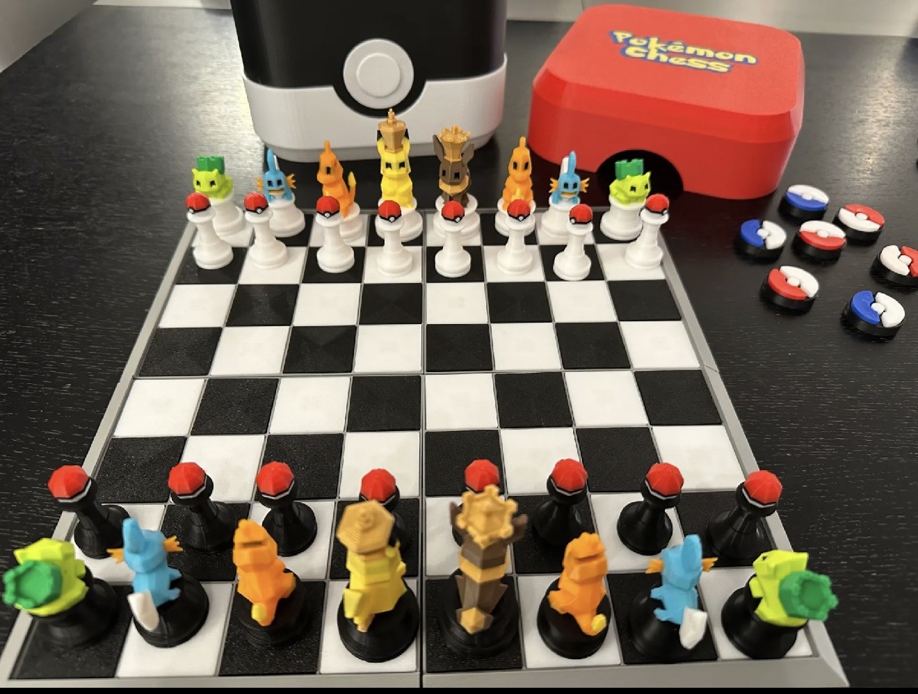 POKEMON CHESS SET 3D PRINTED POKEMON CHESS SET 3D PRINTED