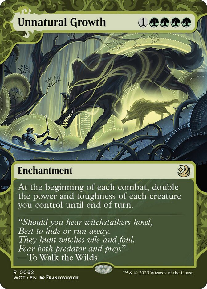 MTG Unnatural Growth  - Enchanting Tales #062