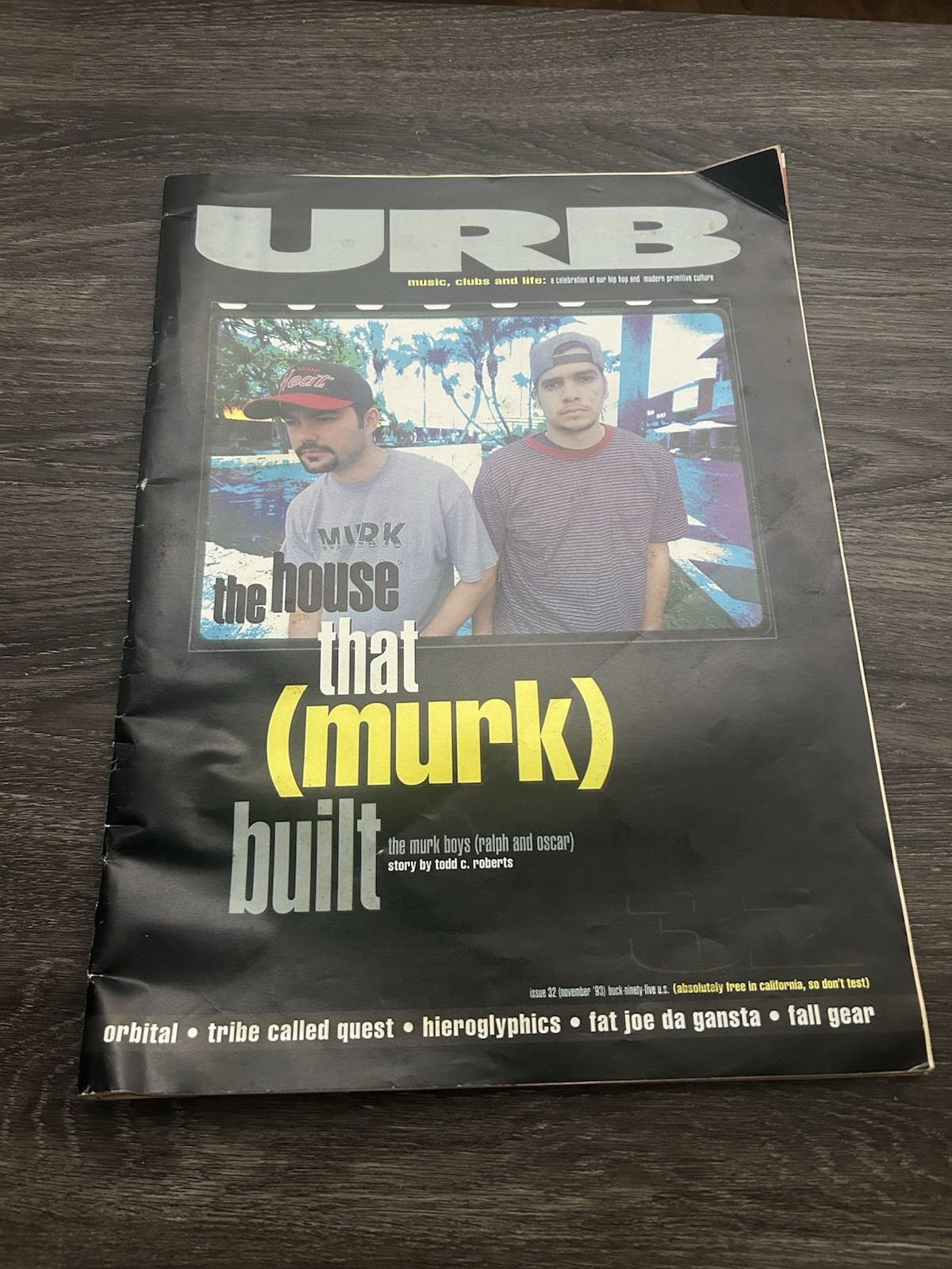 URB Magazine #32 November 1993 The Murk Boys Rare find Vintage