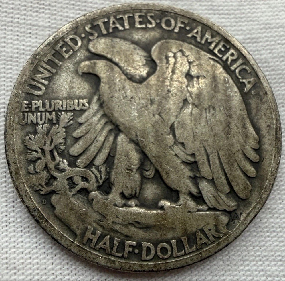 1929-D Walking Liberty 50C (VG+) *Tough Date & Low Survival* (only 50k) 1929-D Walking Liberty 50C (VG+) *Tough Date & Low Survival* (only 50k)