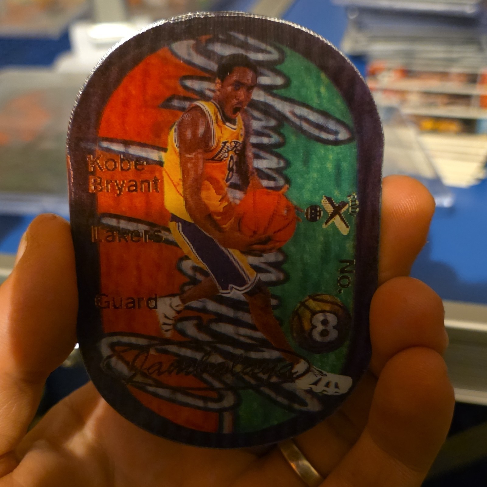SkyBox 1997-98 Premium Jambalaya Insert Kobe Bryant Lakers NBA ( Promo ) SkyBox 1997-98 Premium Jambalaya Insert Kobe Bryant Lakers NBA ( Promo )
