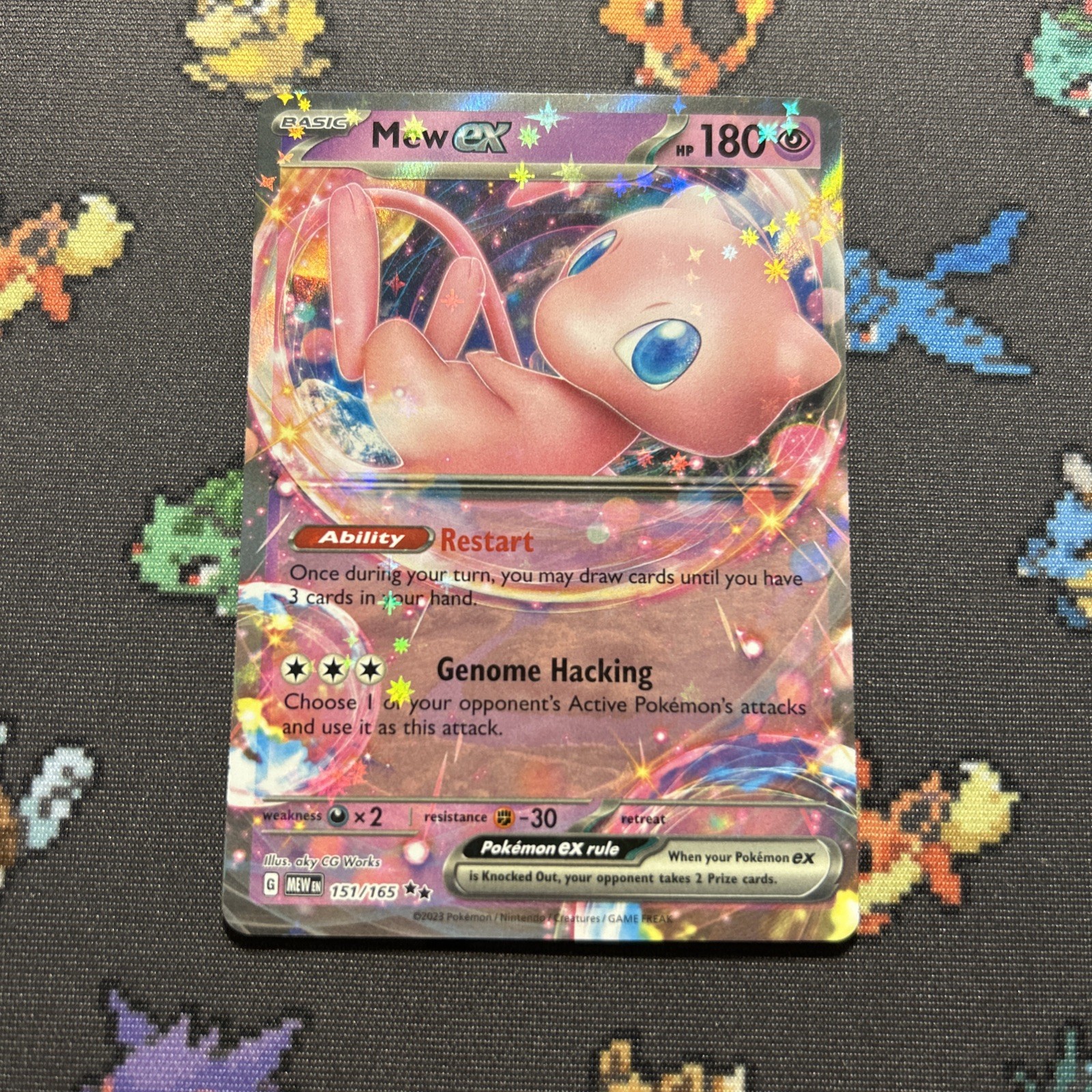 Mew ex 151/165 NM -Ultra Rare Pokemon Card- Scarlet And Violet 151 (7k) Mew ex 151/165 NM -Ultra Rare Pokemon Card- Scarlet And Violet 151 (7k)