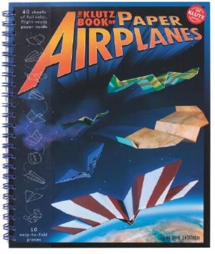 Klutz The Klutz Book of Paper Airplanes Craft Kit - Spiral-bound - GOOD