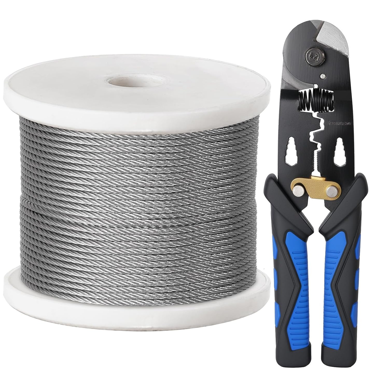 1/8 Inch Stainless Steel Cable 500FT,- 7X7 Strand Aircraft Wire Rope 1/8 Inch Stainless Steel Cable 500FT,- 7X7 Strand Aircraft Wire Rope