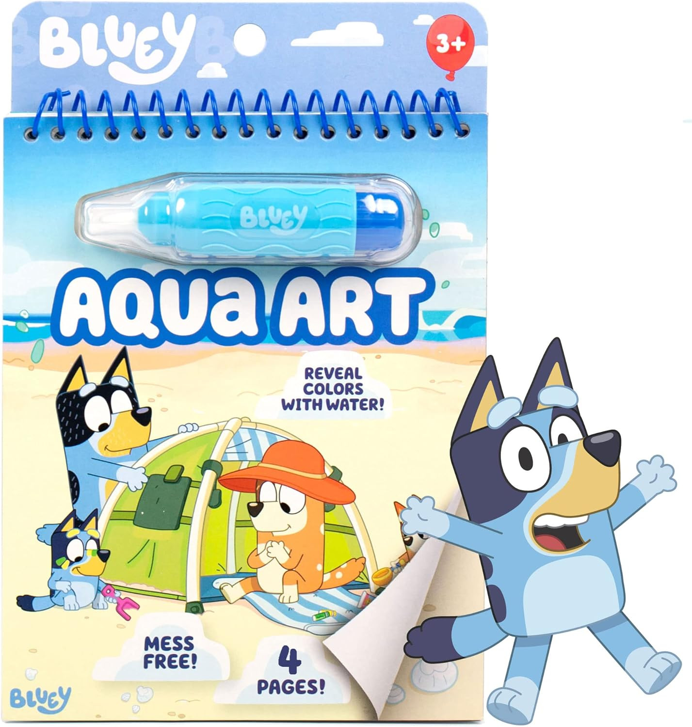 Horizon Group USA Bluey Aqua Art - Reusable Water Reveal Activity Pages With Horizon Group USA Bluey Aqua Art - Reusable Water Reveal Activity Pages With
