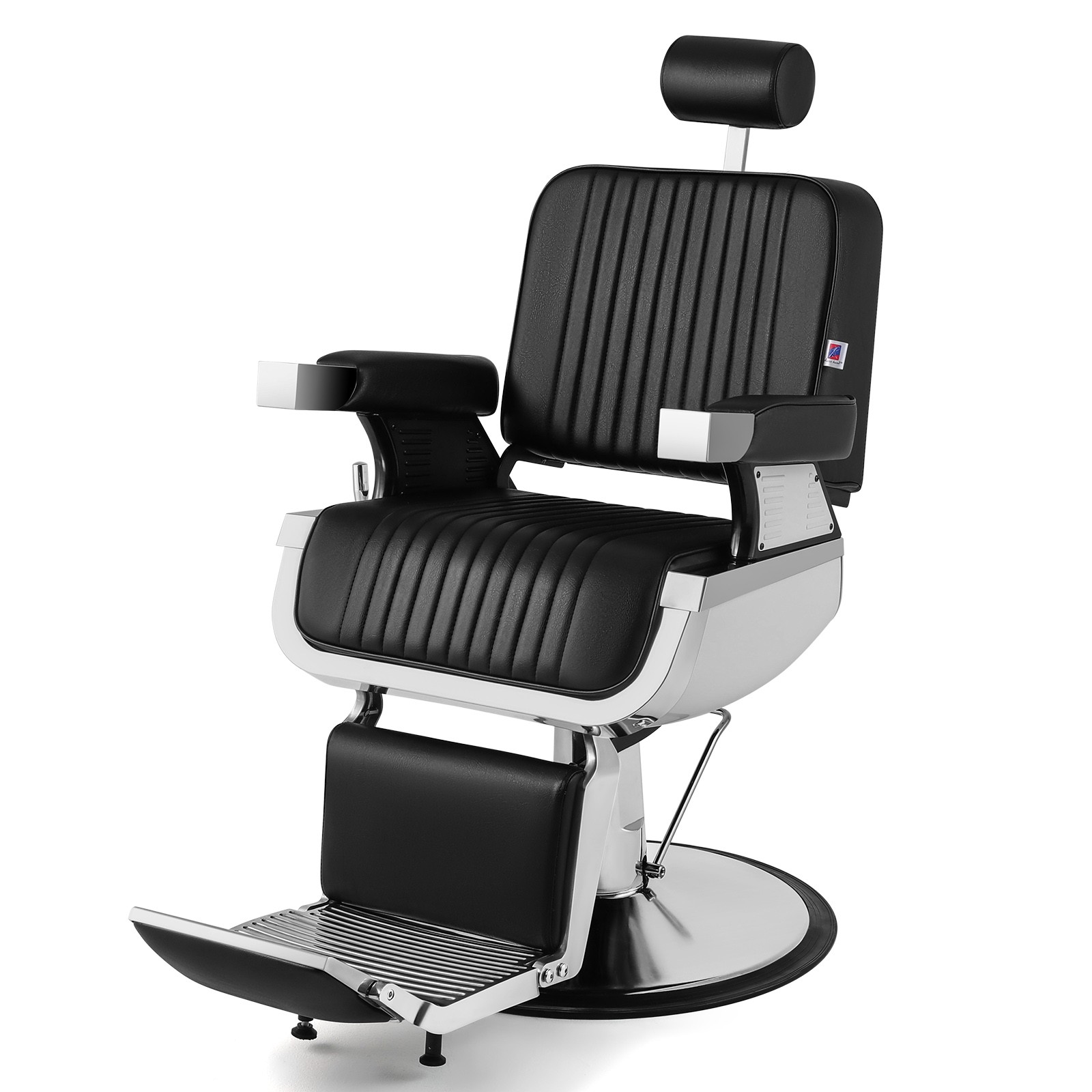 Black Heavy Duty Reclining Barber Chairs Hydraulic All Purpose Beauty Salon Spa Black Heavy Duty Reclining Barber Chairs Hydraulic All Purpose Beauty Salon Spa