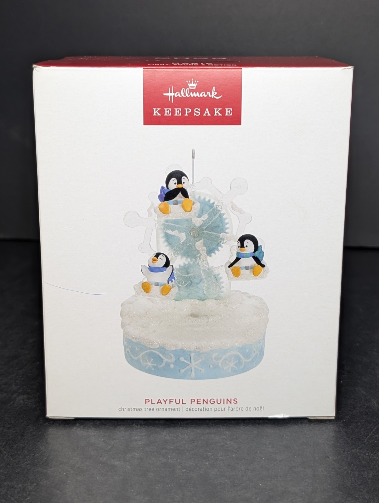 2023 Hallmark Keepsake Playful Penguins Magic Light Sound & Motion - NEW 2023 Hallmark Keepsake Playful Penguins Magic Light Sound & Motion - NEW