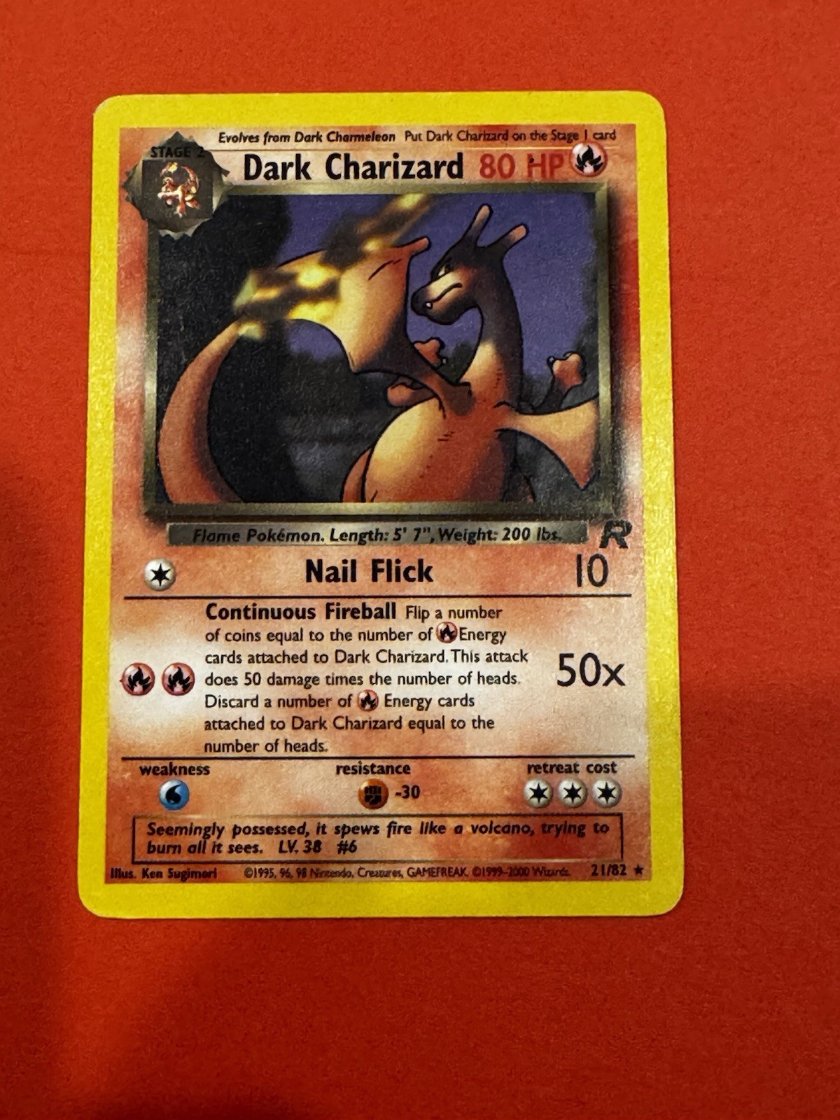 Dark Charizard 21/82 Team Rocket Regular Dark Charizard 21/82 Team Rocket Regular