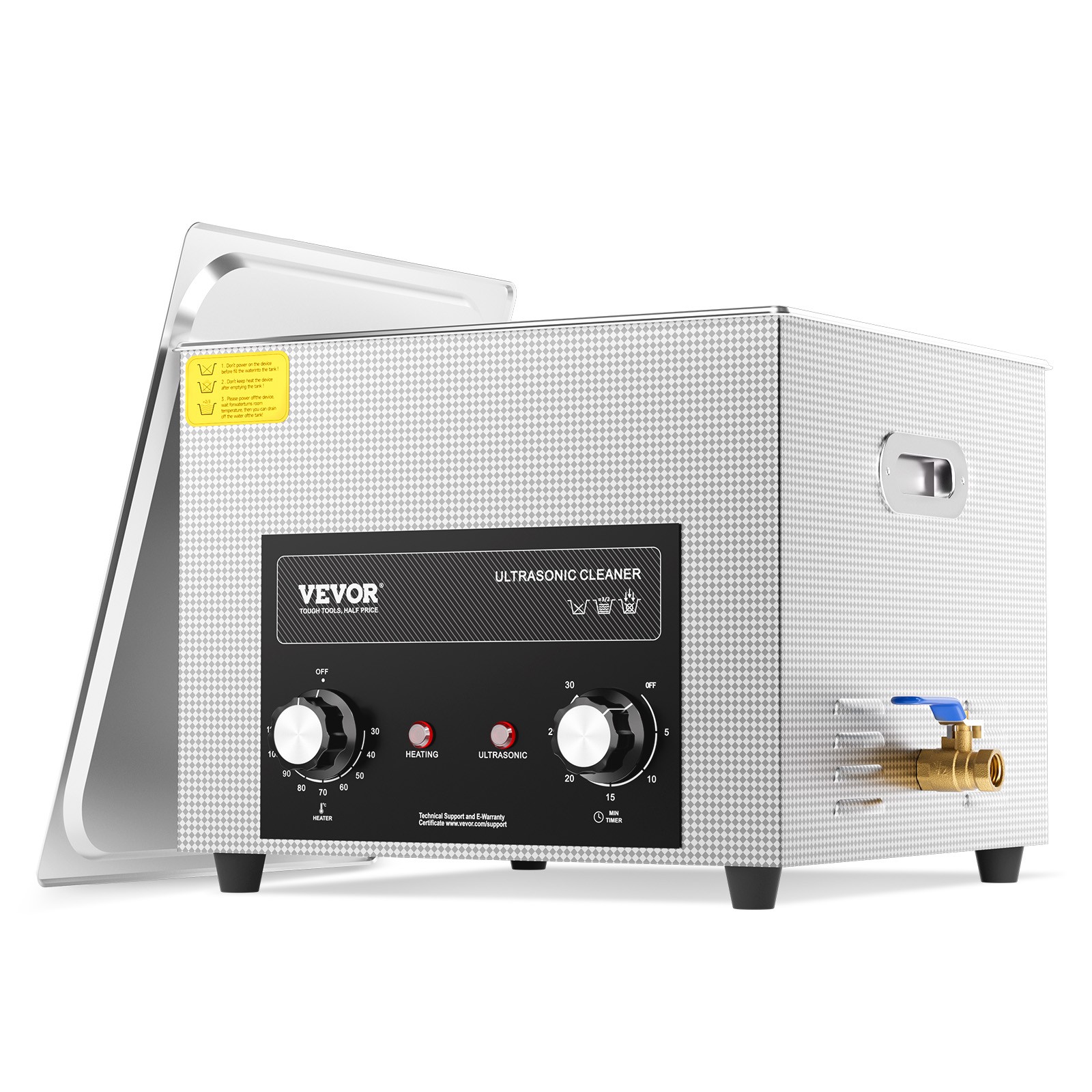 VEVOR 15L Ultrasonic Cleaner with Heater Timer & Basket Digital Sonic Machine VEVOR 15L Ultrasonic Cleaner with Heater Timer & Basket Digital Sonic Machine