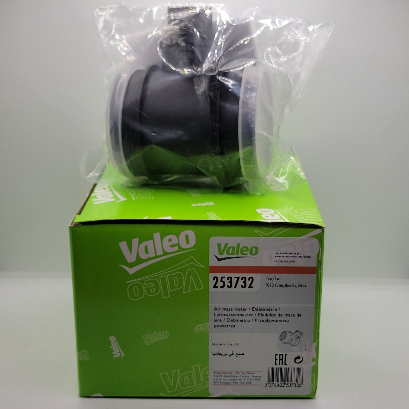Valeo 253732 Mass Air Flow Sensor Mass Meter For Select Ford Models BRAND NEW