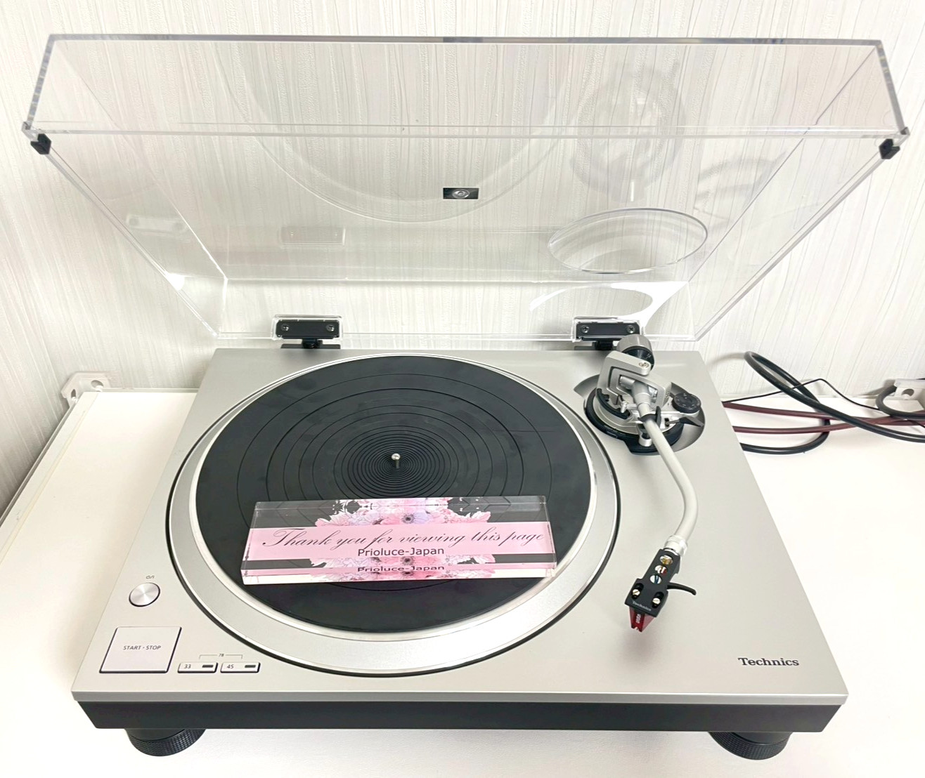Technics SL-1500C Direct Drive Turntable Ortofon 2M Cartridge Tested Working