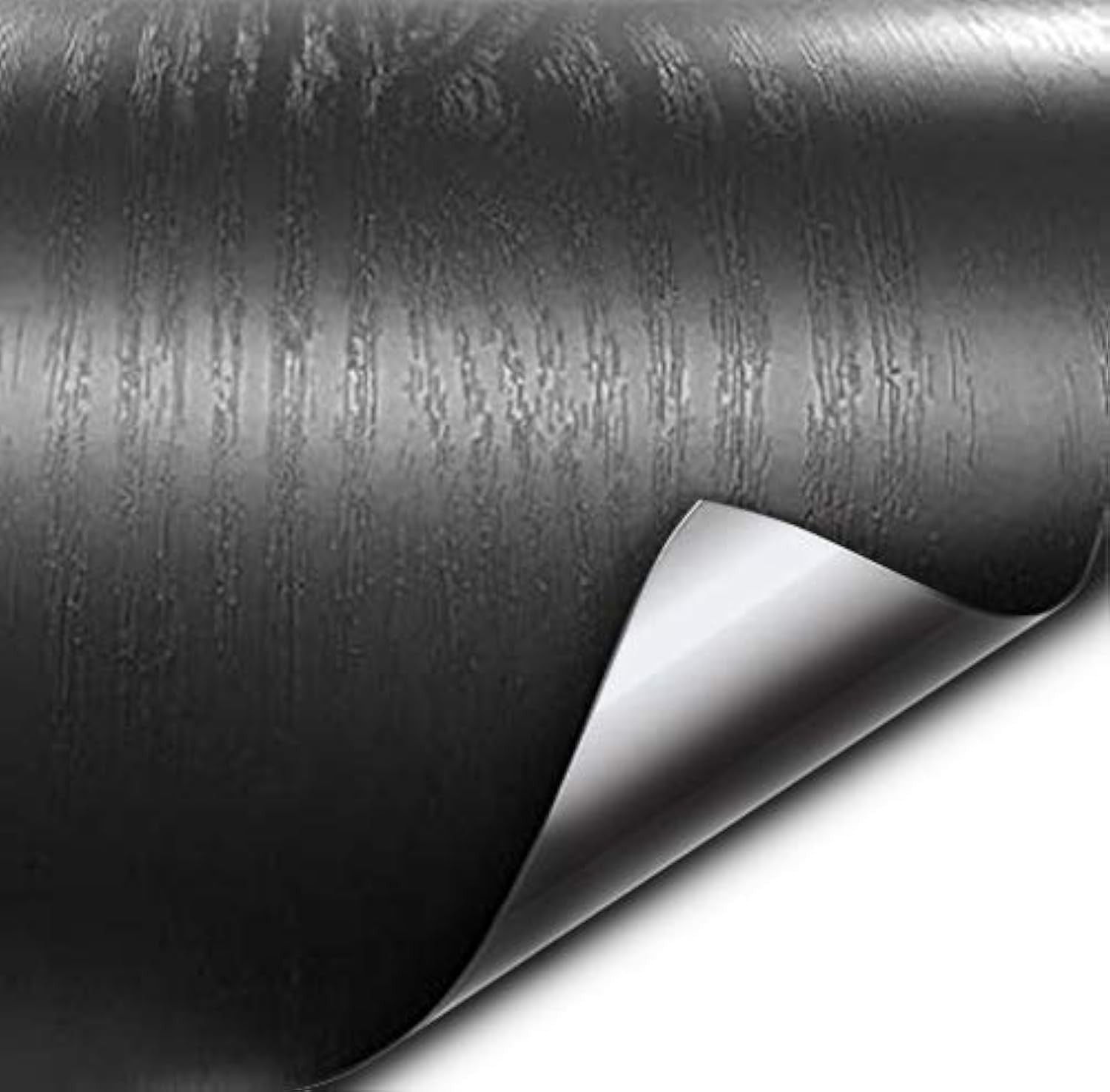 VViViD Black Ash Wood Grain Textured Vinyl Wrap Air-Release Adhesive (3ft x 48 I