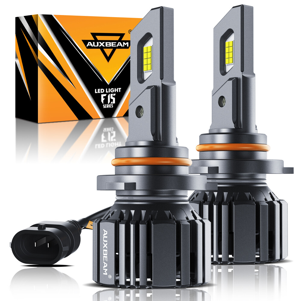 AUXBEAM Canbus H11 H11 9005 LED Headlights Bulbs High Low Beam Fog Lights White