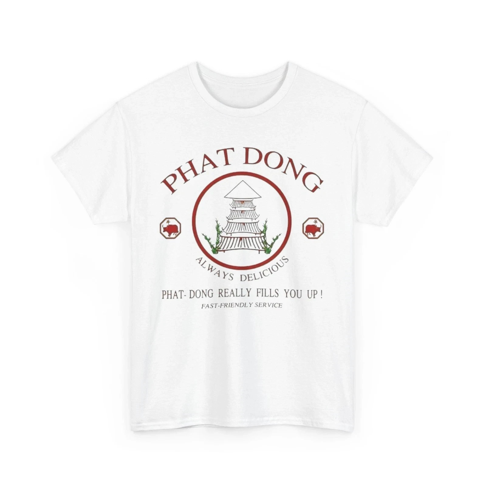 Phat Dong Funny Chinese Food Graphic T-Shirt Gift NEW Unisex Heavy Cotton Tee 
