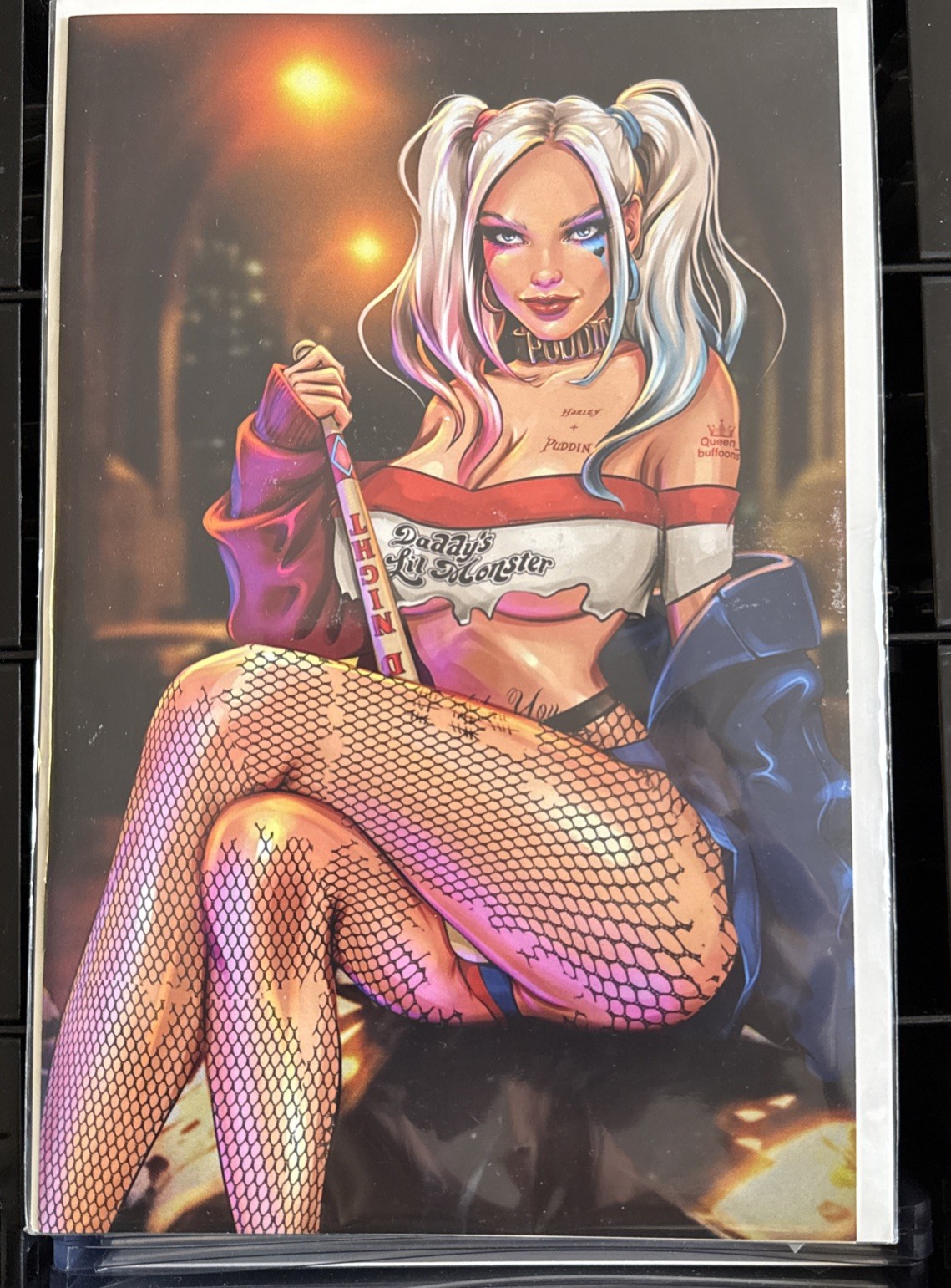 Pin-Up Queens #1 Queen Buffoons “Harley Quinn “Cosplay Cover LTD 20 Pin-Up Queens #1 Queen Buffoons “Harley Quinn “Cosplay Cover LTD 20
