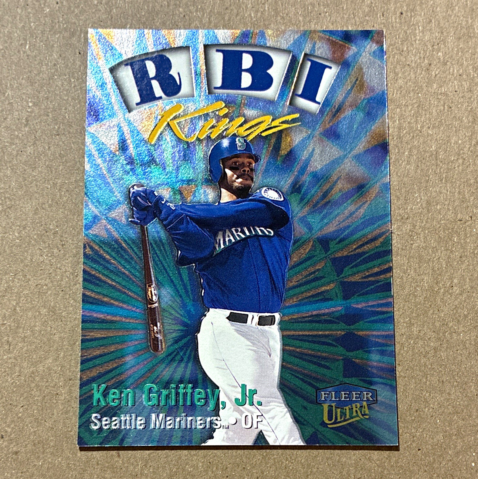Ken Griffey Jr Fleer Ultra 1999 RBI Kings Mariners #23 of 30 RK Insert