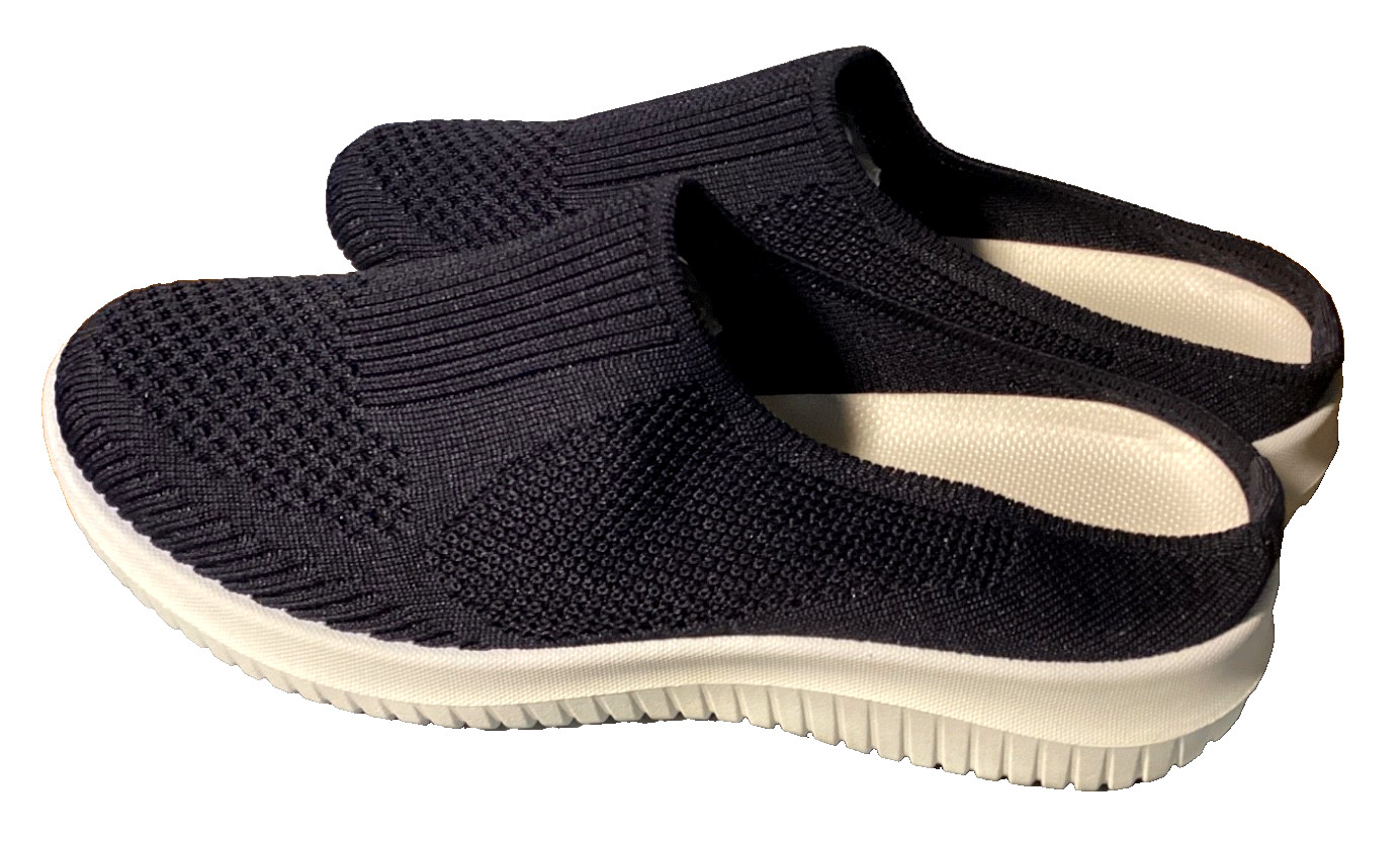 Shoes YLYL Women Slip-on Backless Mules Mesh Lightweight Black Sz 8 New