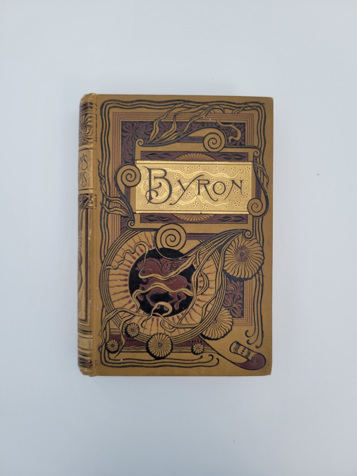 Poetical Works of Lord Byron 1886 Worthington Illustrated Antique Hardcover