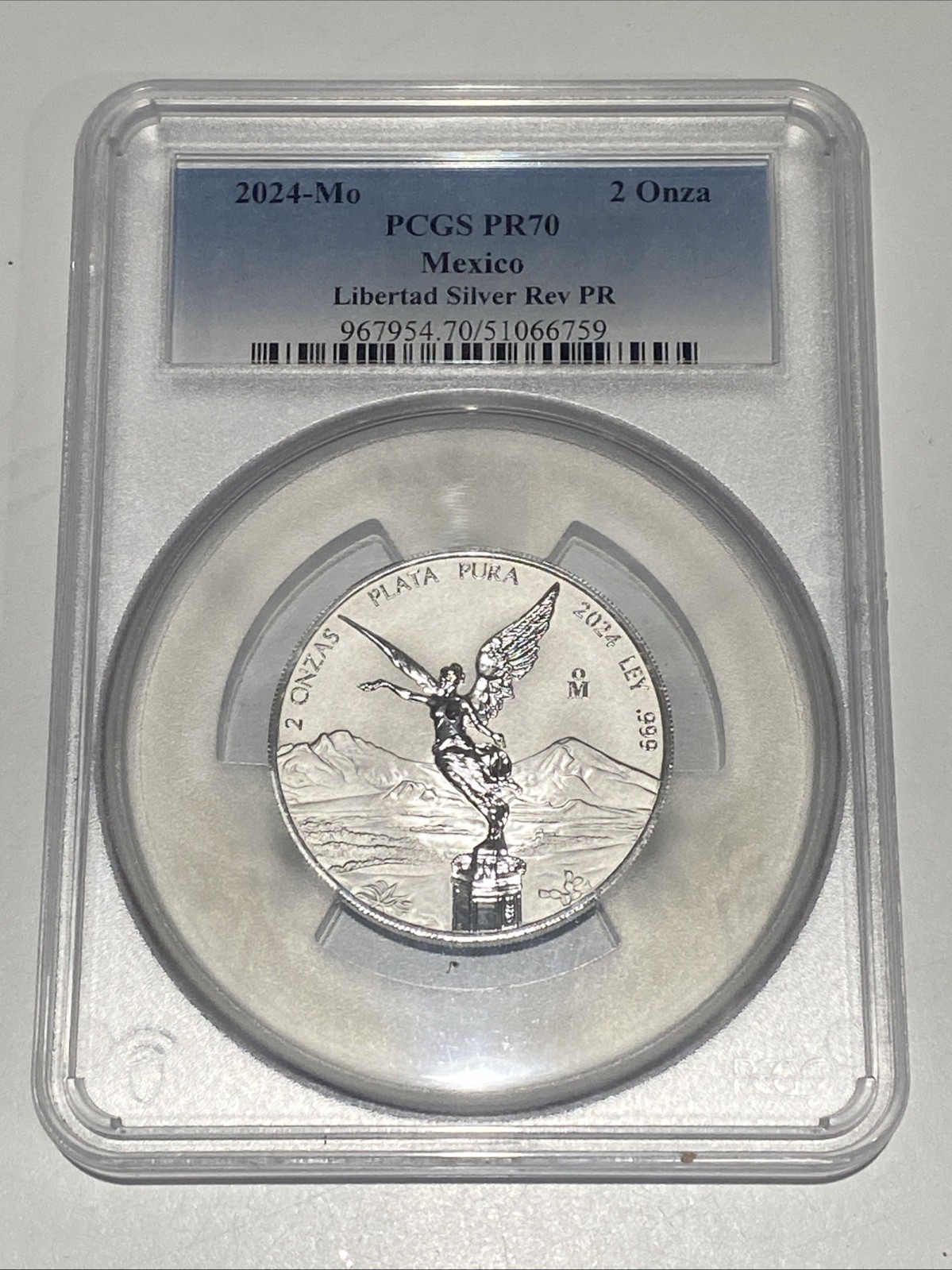 2024-Mo Mexico 2 oz Silver Libertad Reverse Proof PCGS REVERSE PF 70 2024-Mo Mexico 2 oz Silver Libertad Reverse Proof PCGS REVERSE PF 70