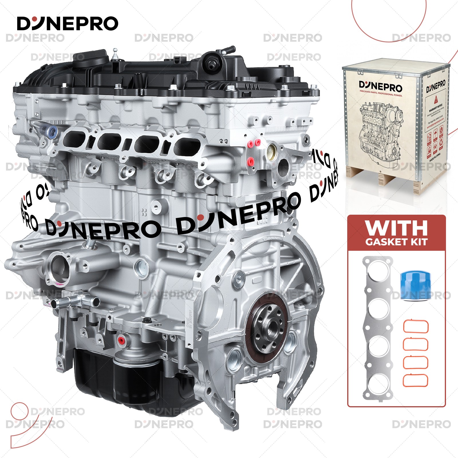 Long Block Engine Assembly For Kia Hyundai Tucson Elantra GT i40 G4NC 2.0L 11-22