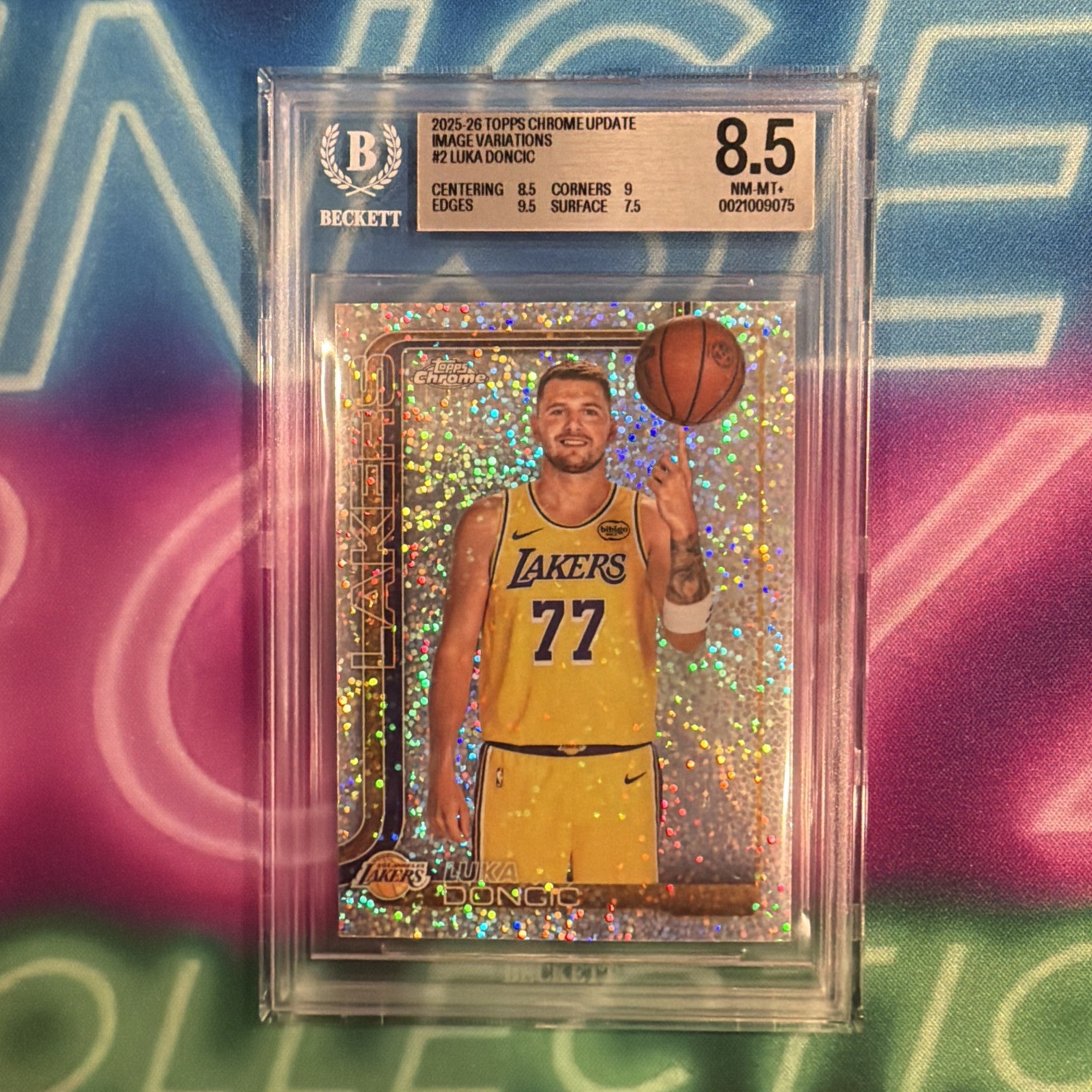 2025-26 Topps Chrome Update Image Variation Luka Doncic