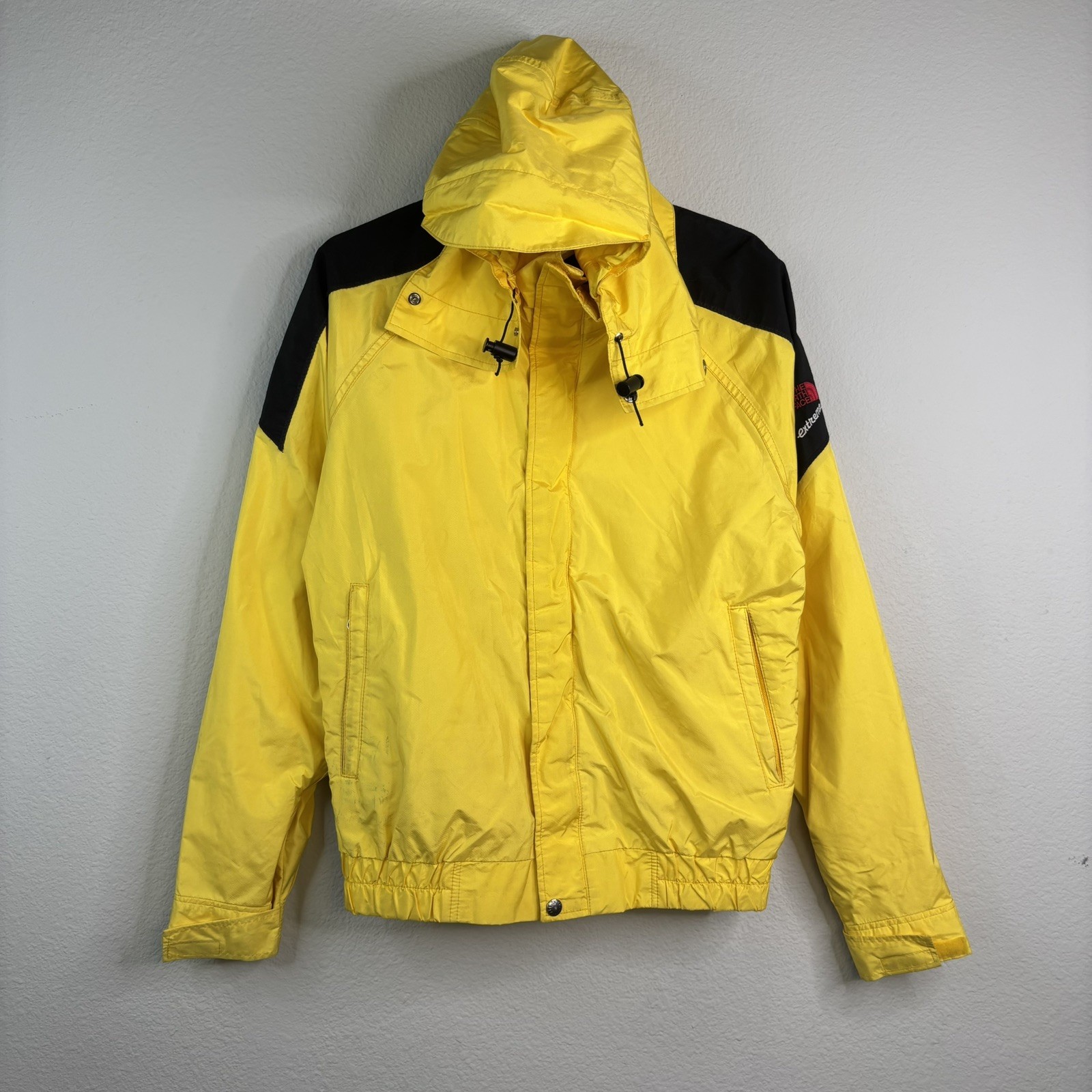 Vtg 90s USA The North Face Extreme Yellow Black Gore-Tex Outdoors Jacket Men\'s M Vtg 90s USA The North Face Extreme Yellow Black Gore-Tex Outdoors Jacket Men\'s M