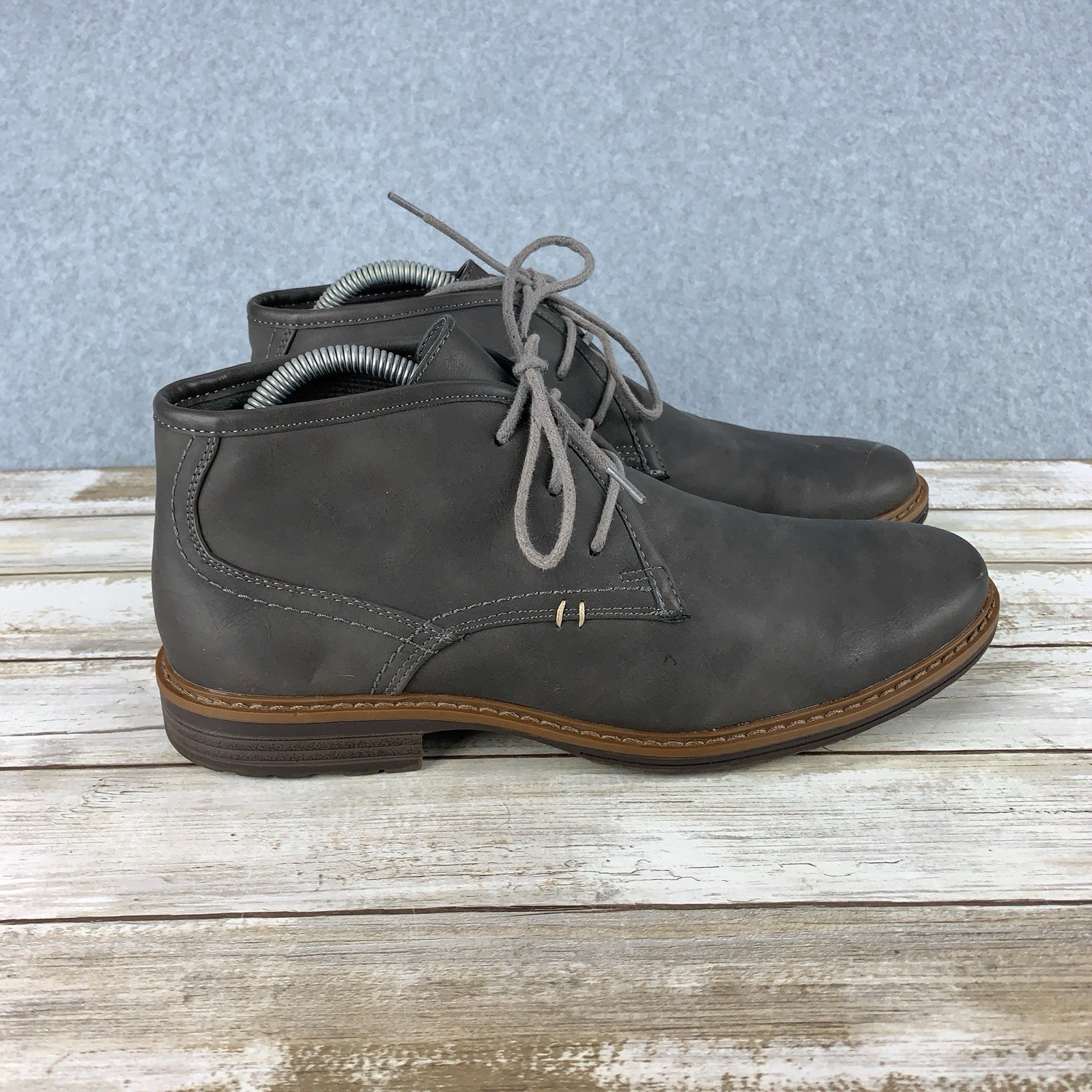 Varese Gobi II Men’s Sz 9M Gray Lace Up Ankle Chukka Boots Shoes 350150 Varese Gobi II Men’s Sz 9M Gray Lace Up Ankle Chukka Boots Shoes 350150