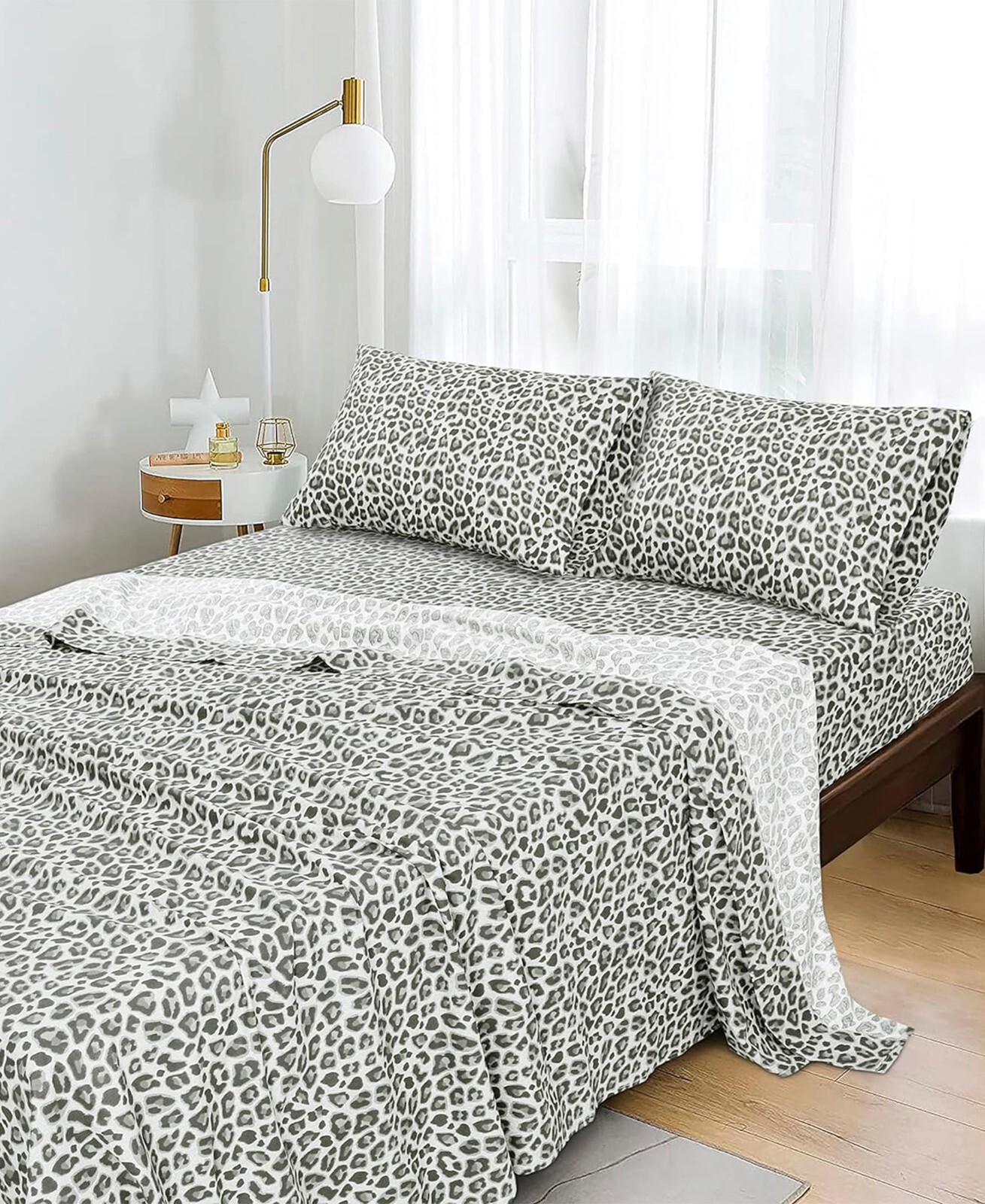 Cotton Sheet Set Full Queen King Size Fitted Flat Sheets 200 Thread Count Luxury