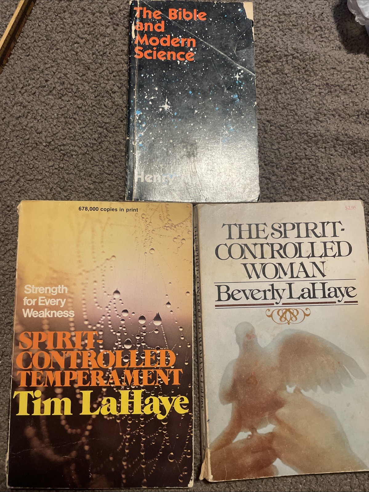 Vtg Christian 3 Book Lot