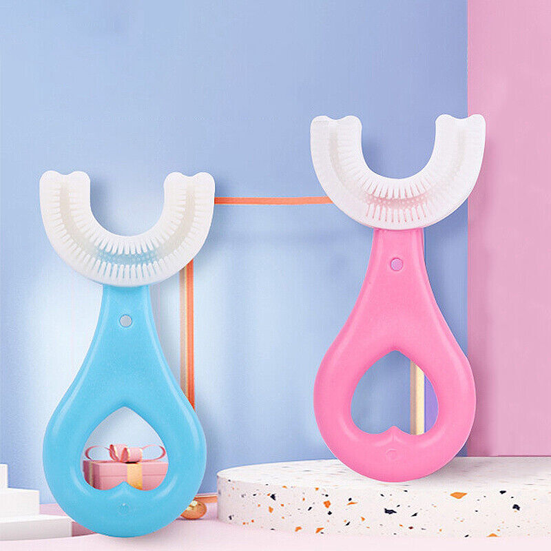 Children Kids Toothbrush 360° U-shaped Brush Oral Teeth Cleaner Baby 2-12 Year Children Kids Toothbrush 360° U-shaped Brush Oral Teeth Cleaner Baby 2-12 Year