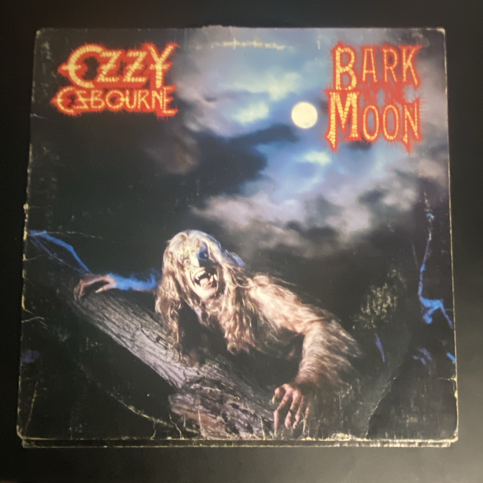Ozzy Osbourne Bark at the Moon Cardboard & Inner liner Early pressing With Vinyl Ozzy Osbourne Bark at the Moon Cardboard & Inner liner Early pressing With Vinyl