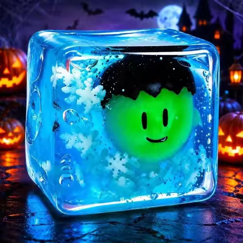 Nee Doh Halloween Nice Cubes Ice Cube Toy Fidget Super Solid Squish