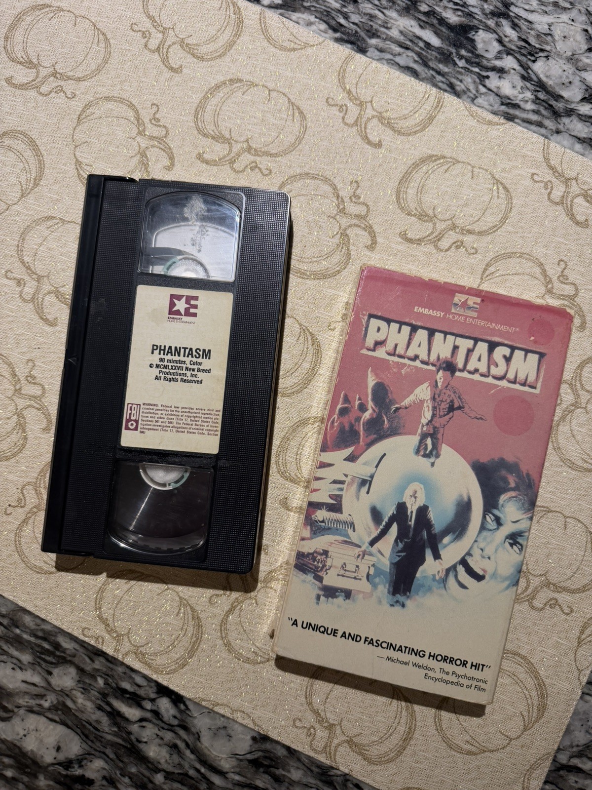 Phantasm (VHS, 1984) Embassy Home Entertainment Release - Horror Phantasm (VHS, 1984) Embassy Home Entertainment Release - Horror
