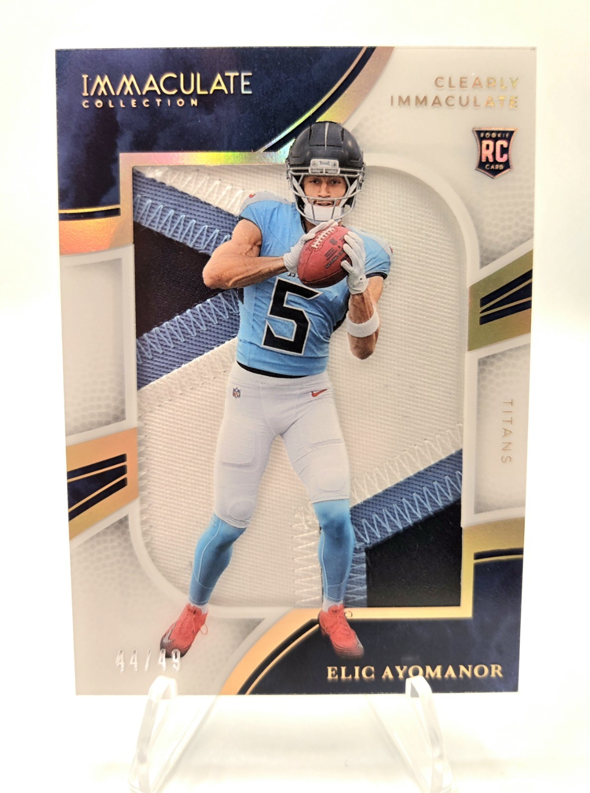 Elic Ayomanor 2025 Panini Immaculate Collection - Clearly Immaculate /49 Elic Ayomanor 2025 Panini Immaculate Collection - Clearly Immaculate /49