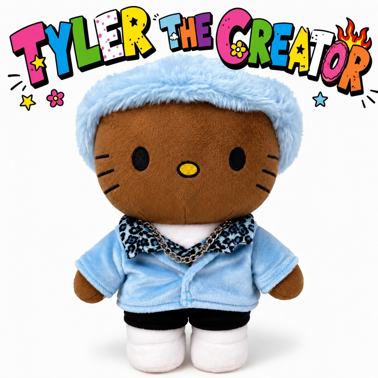 Tyler The Creator Inspired Plush Stuffed Doll Soft Collectible 9 Inch