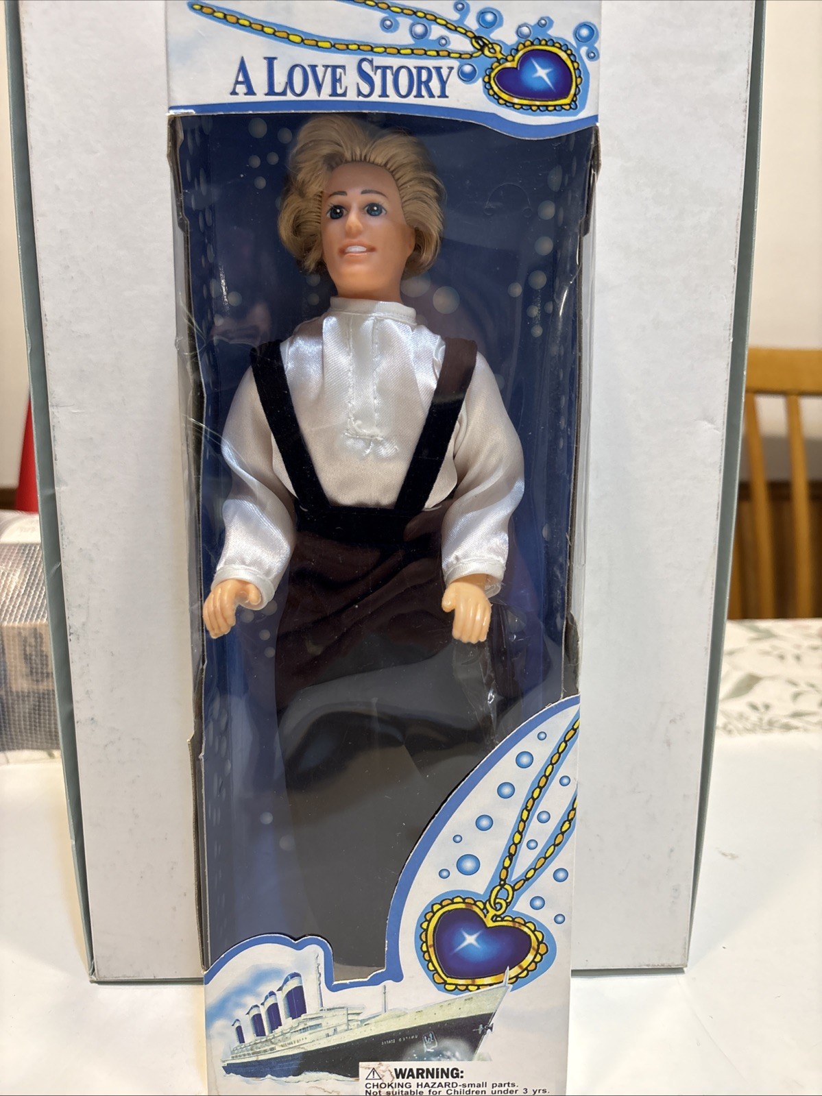 RARE 1997 TITANIC Way Out Toys A Love Story Doll Jack Dawson Leonardo DiCaprio RARE 1997 TITANIC Way Out Toys A Love Story Doll Jack Dawson Leonardo DiCaprio