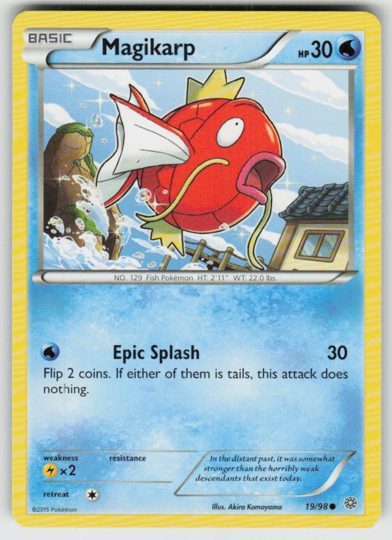 Magikarp 19/98 Common XY - Ancient Origins Magikarp 19/98 Common XY - Ancient Origins