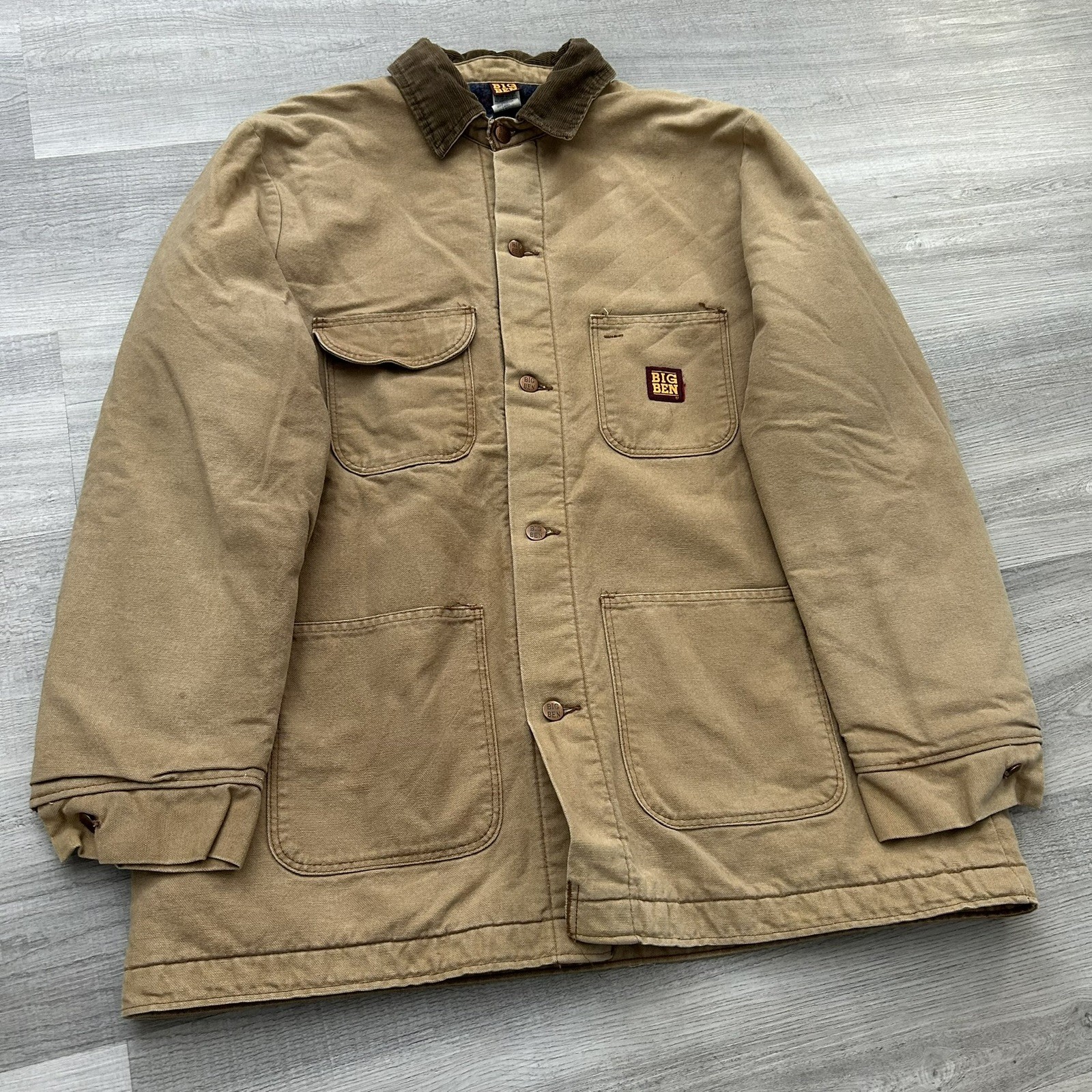 Rare Vintage Wrangler Big Ben Men\'s Brown Blanket Lined Work Jacket size 46 Long Rare Vintage Wrangler Big Ben Men\'s Brown Blanket Lined Work Jacket size 46 Long