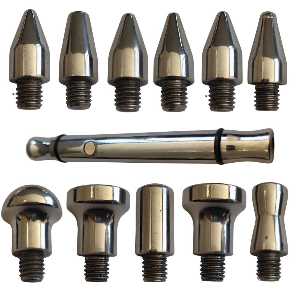 12 Piece Stainless Steel Heads and Pen Set 12 Piece Stainless Steel Heads and Pen Set