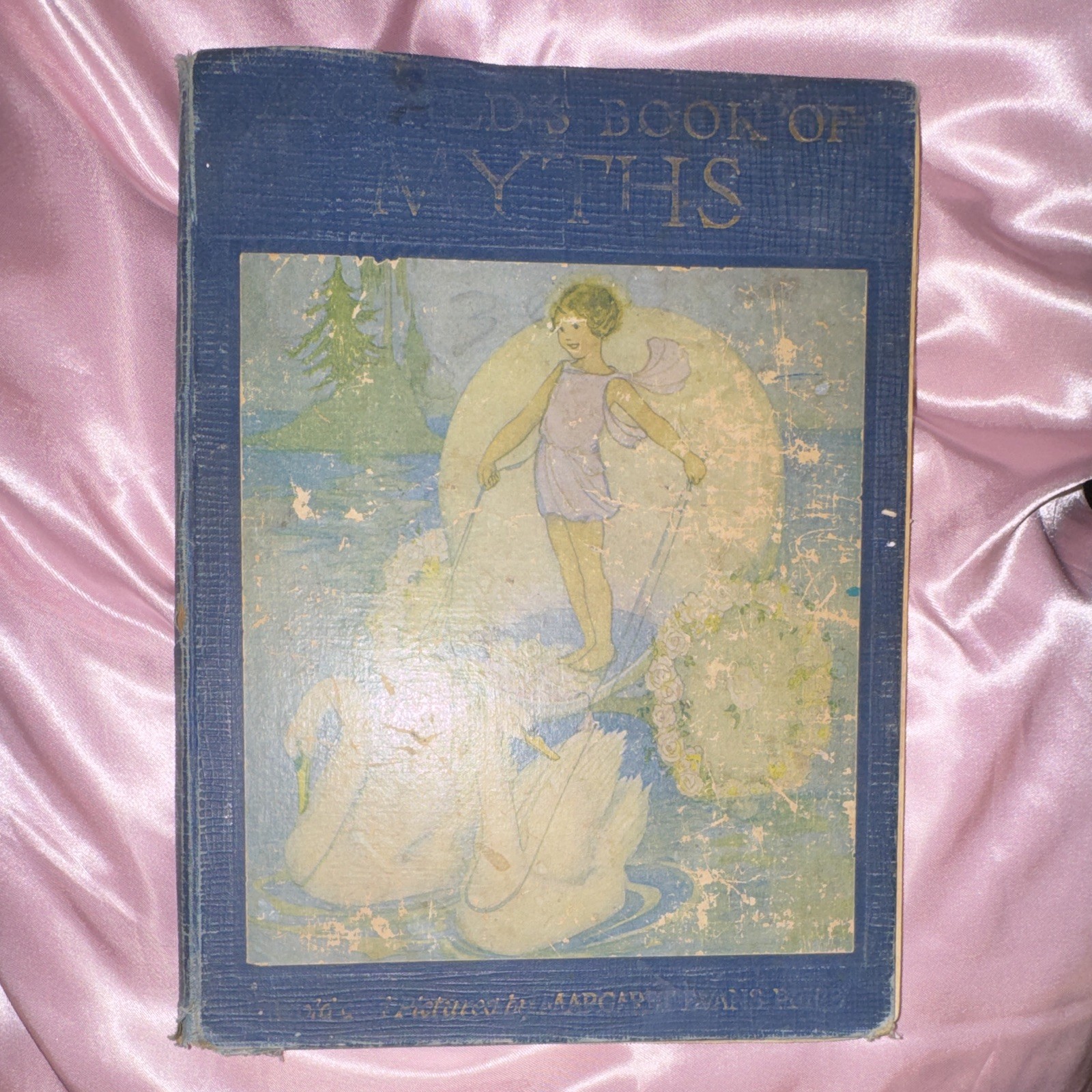 Antique A Child's Book of Myths Rand McNally Margaret Evans Price Illustrated