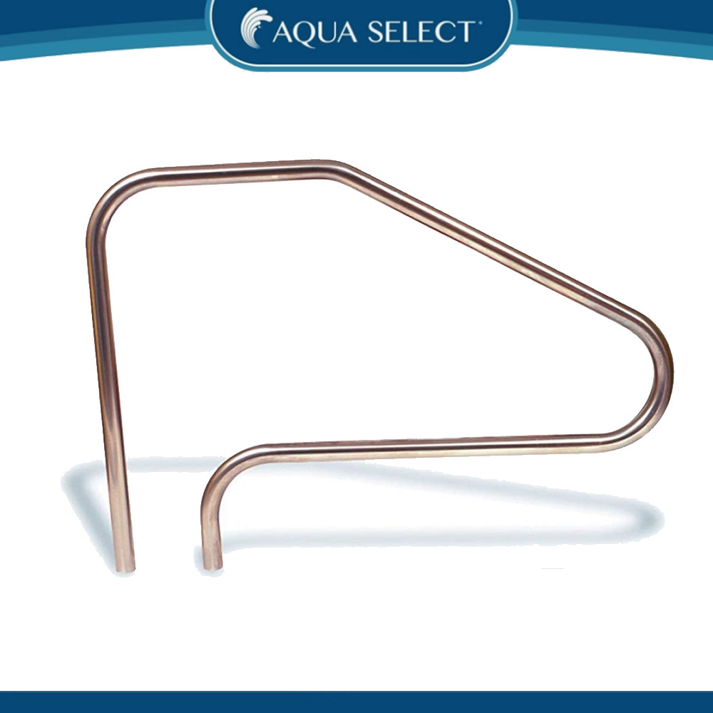 Aqua Select In-Ground Swimming Pool Stainless Steel Ladder Step Handrail - 50 Aqua Select In-Ground Swimming Pool Stainless Steel Ladder Step Handrail - 50