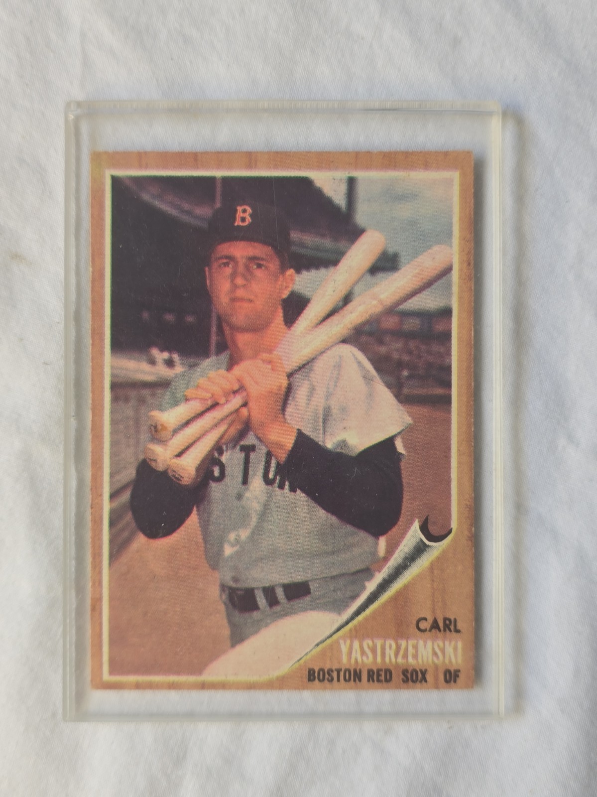 1962 Topps - Carl Yastrzemski #425 in LUCITE Holder - NICE 1962 Topps - Carl Yastrzemski #425 in LUCITE Holder - NICE
