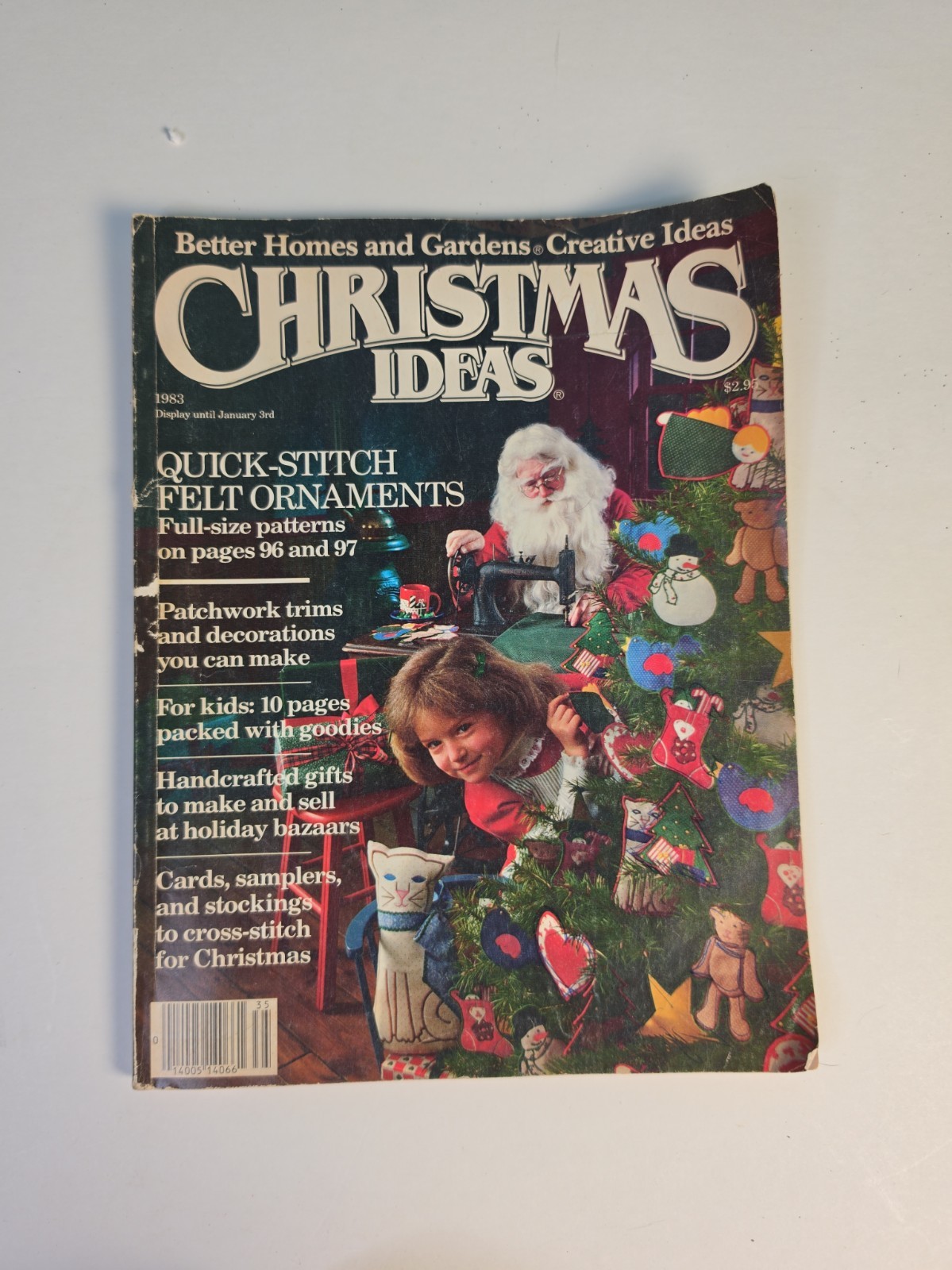 Vintage 1983 Better Homes & Gardens Christmas Ideas Crafts Magazine Vintage 1983 Better Homes & Gardens Christmas Ideas Crafts Magazine