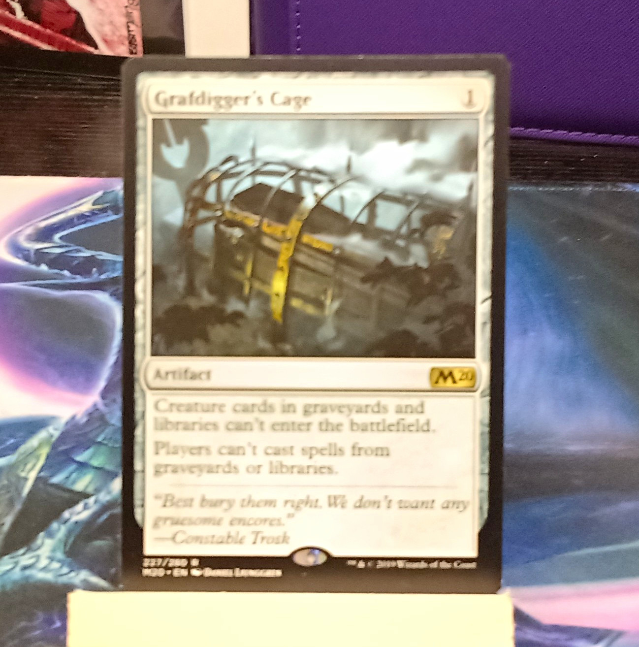 Wizards of the Coast MTG Grafdigger's Cage Regular EN Core Set 2020 Rare 227 Wizards of the Coast MTG Grafdigger's Cage Regular EN Core Set 2020 Rare 227