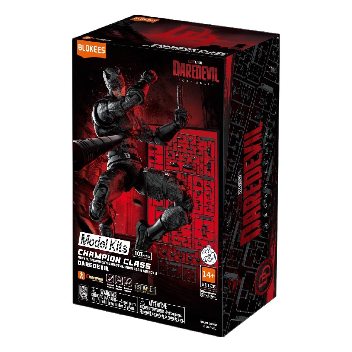 (PRE-ORDER) Blokees Marvel Champion Class Daredevil Born Again (US SELLER) (PRE-ORDER) Blokees Marvel Champion Class Daredevil Born Again (US SELLER)