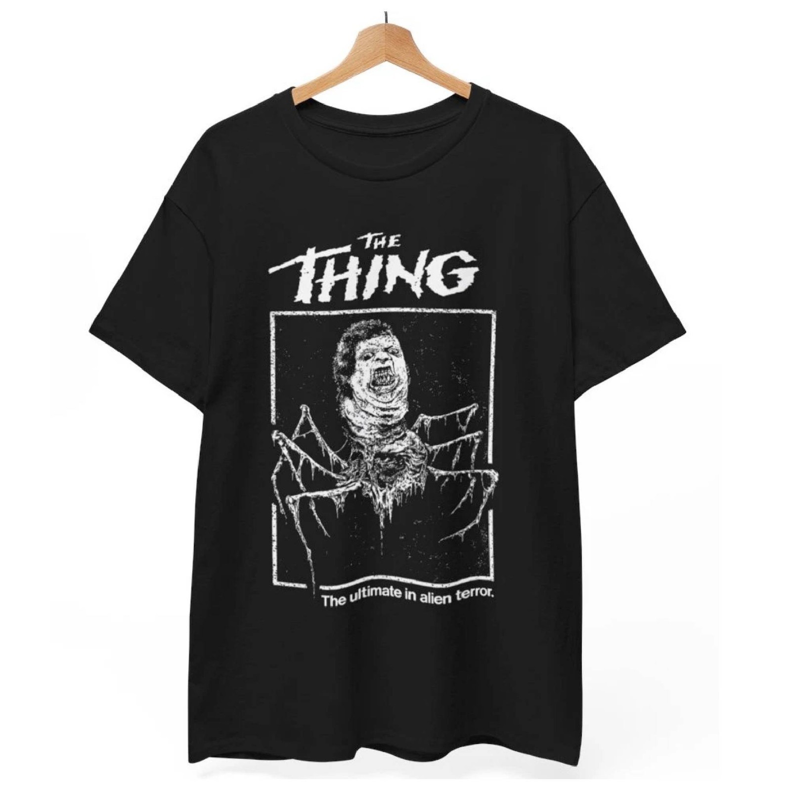 The Thing Head Horror Movie Graphic Shirt Vintage Sci Fi Unisex Tee Top FREESHIP The Thing Head Horror Movie Graphic Shirt Vintage Sci Fi Unisex Tee Top FREESHIP